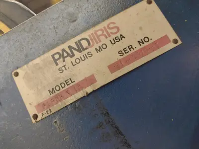 6,000 LB PANDJIRIS MODEL PIPER 3 TANK TURNING ROLLS, DRIVE & IDLERS, 110V : YOBRO 24750