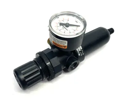Used IMI Norgren Modular Filter/Regulator, Relieving, with Gauge Air Pressure Regulators Michigan US | Maverick Industrial Sales #1402941
