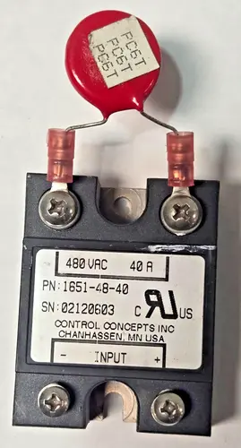 Control Concepts 1651-48-40 Solid State Relay 480 VAC 40 A