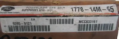 NEW GATES 1778-14M-55 POWERGRIP GT BELT 177814M55 8DMC 9395-9191