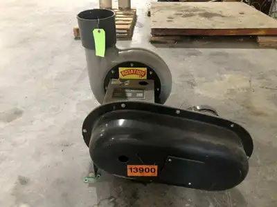 MET-PRO Duall RB-6 Plastic Centrifugal Blower 100CFM 1.283 RPM 1/2HP 3PH