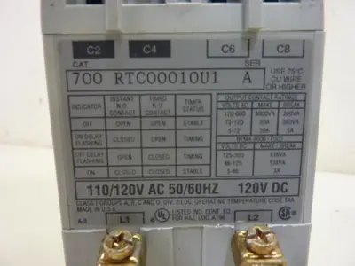 USED ALLEN BRADLEY 700-RTC00010U1 SER A