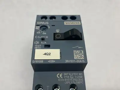USED SIEMENS SIRIUS MOTOR PROTECTION CIRCUIT BREAKER CLASS 10