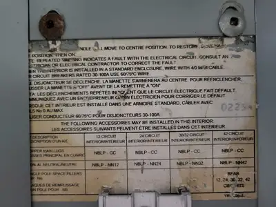 Used FEDERAL PIONEER NBLP42B-4ABCST Switchgears British Columbia CA | Lenmark #913770