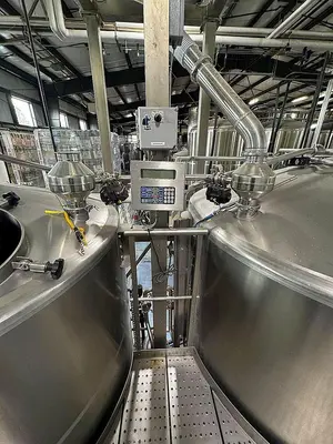 Used 2015 PROSPERO SK 30 BBL PRODUCTION BREWHOUSE Brewing Equipment Oregon US | Ager Tank & Equipment Co. #1365431