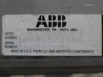 USED ABB 10A4657SXBK