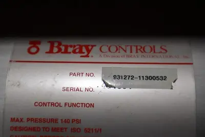 Bray 931272-11300532 Pneumatic Actuator w/  Valve -STOCK GF224