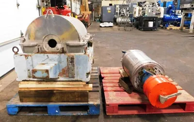 Sharples P3000 decanter centrifuge, 316SS.
