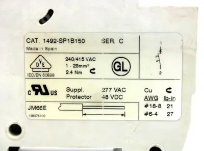 USED ALLEN BRADLEY 1492-SP1B150