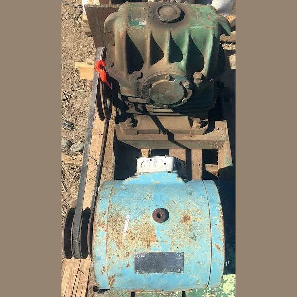 World Energy 7.5 hp Electric Motor with Renolds Gear Reducer