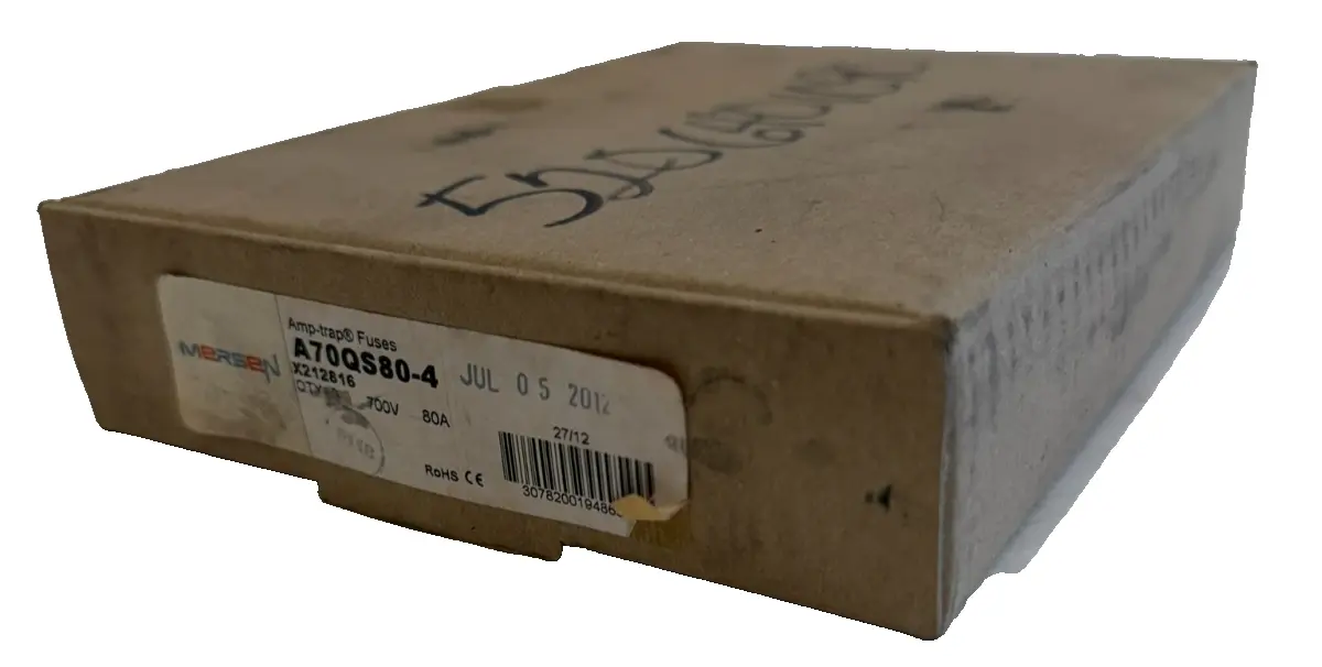 NEW LOT OF 5 MERSEN A70QS80-4 FUSES 700V 80A A70QS804