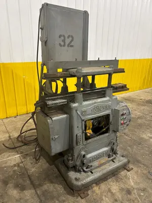 18 TON TISHKEN 4 POST MECHANICAL CUT-OFF PRESS USED