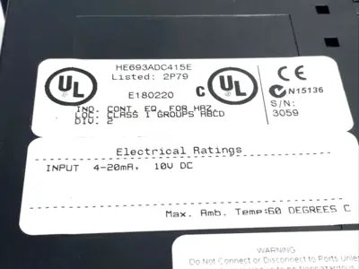 USED GE FANUC HE693ADC415E
