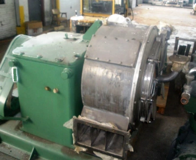 Krauss-Maffei SZ 70 pusher centrifuge, 316SS.