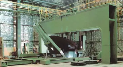 USED BAKKER 500 TON DISH END FORMING PRESS