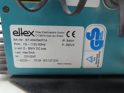 Eltex ST-KNH34/P1A High Voltage Generator Power Supply 115V In-30KV DC Positive