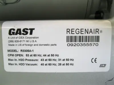 USED Gast R3305A-1