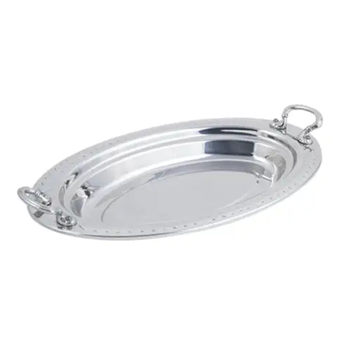 Bon Chef 5488HRSS Full Size Oval Steam Pan, Stainless