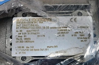 NEW SEW-EURODRIVE R47 DRS71S4/AL
