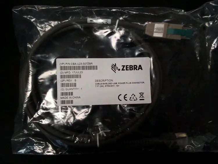 New | in-Stock Zebra CBA-U21-S07ZBR Cable & Wire US | Infinity wholesale & Supply LLC #1305598