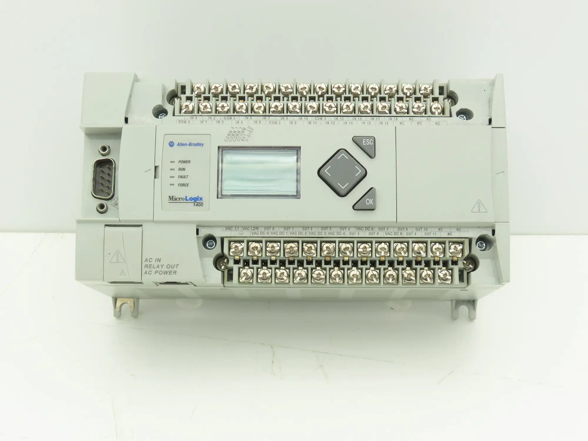 Allen Bradley 1766-L32AWA MicroLogix 1400 Controller Module 32Pt Ser C FW 21.007