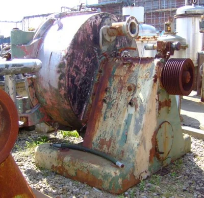 (3) Krauss-Maffei HZ 1302 peeler centrifuges, 316SS.