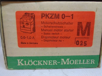 NEW KLOCKNER MOELLER PKZM 0-1