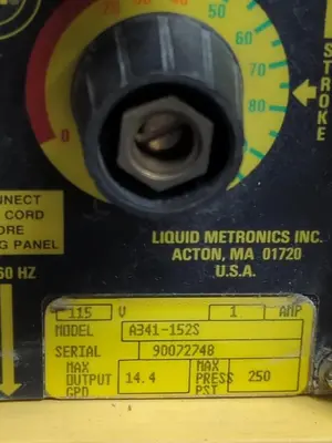Used LIQUID METRONICS A341-152S Pumps | Surplus Asset Holdings #1206332