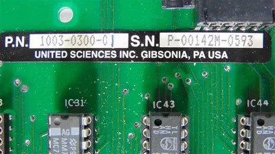 United Sciences Inc. 1003-0300-01 Processor Board Used