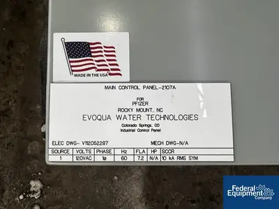 Evoqua Water Technologies Evoqua Water Technologies RO/DI Water System