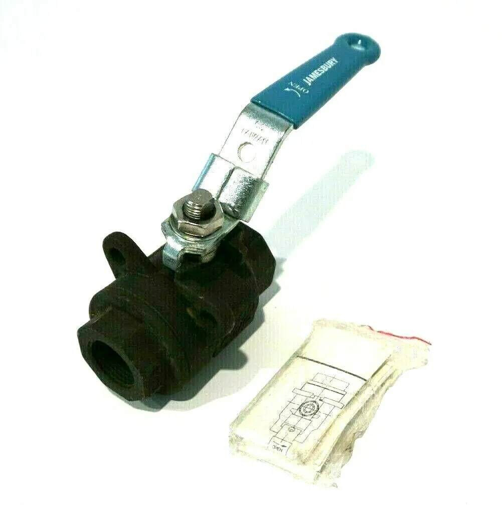 NEW JAMESBURY 4500 CWP BALL VALVE 3/4"