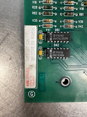 Used ABB SAFT-187-CON (58122203 ED) AC Drive Control Module South Carolina US | Palmetto Automation #1159999