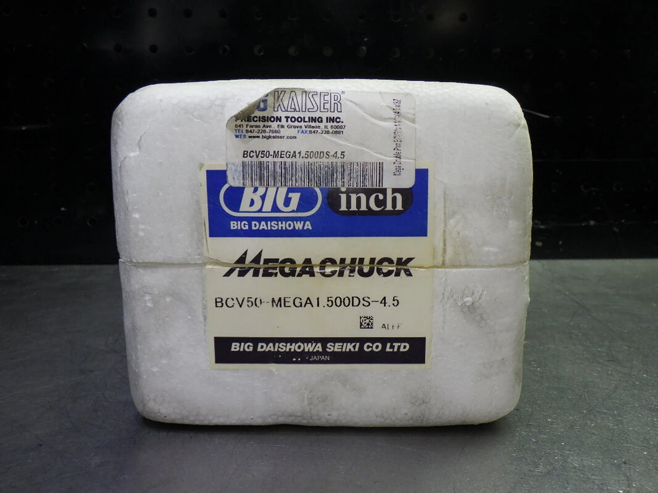 Big Daishowa CAT50 1.5" Power Milling Chuck 4.58" Pro BCV50-MEGA1.500DS-4.5 (LOC3B)