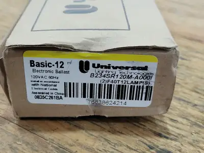 USED UNIVERSAL LIGHTING B234SR120M-A BASIC-12