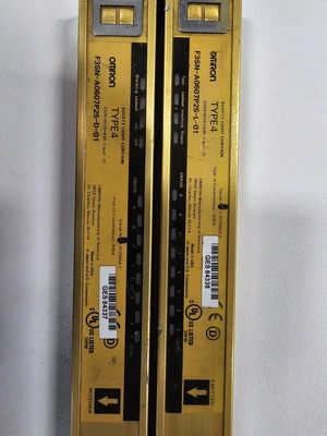 USED OMRON F3SN-A0607P25-D-01 AND F3SN-A0607P25-L-01