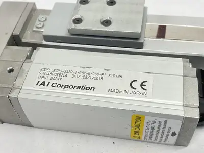 USED IAI ROBO CYLINDER 200MM STROKE W/ CB-PCS-MPA100