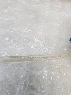 TYGON HOSE S3 B-44-3 1/8" DIAMETER LENGTH 27FT