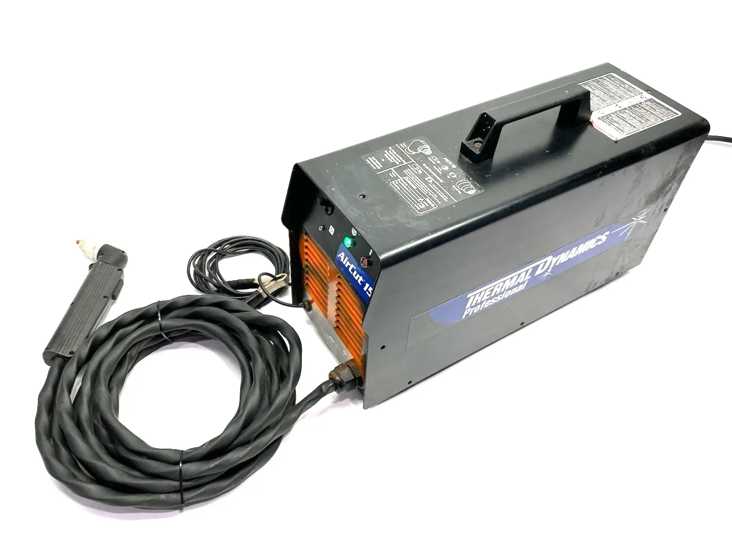 Used THERMAL DYNAMICS AIRCUT™ 15C PLASMA CUTTING SYSTEM, BUILT-IN COMP. 1/8" CUT CAP. Misc Industrial Equipment | Maverick Industrial Sales #1099640