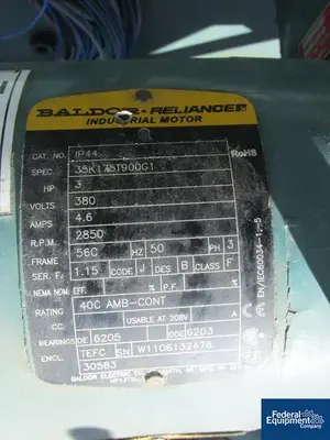 USED Pfaudler 100 Gal Pfaudler Reactor, Nickel 200, 100/35#