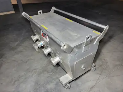 225 Amp Mobile Welding Distribution Mobile Cart w/ 8 x 60 Amp Receptacles