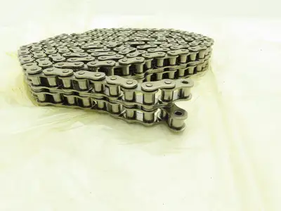 Tsubaki 50-2SS #50 2-Strand Double Roller Chain Stainless 5/8" Pitch Riveted 10'