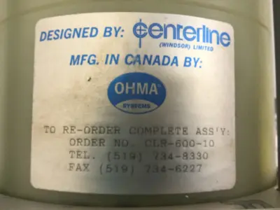 Used CENTERLINE CLR-600-10 Regulators | Ideal Machinery #660722