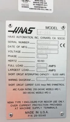 HAAS VF-2SS 5-Axis with HAAS T5C 5-Axis Rotary Table Vertical Machining Centers (5-Axis or More) | Bayou Machinery (9)