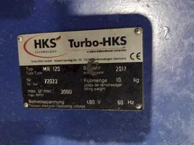 30 GPM ZYKLOMAT MODEL #AKBF-R CONTINUOUS FILTER COOLANT SYSTEM, WITH DRAG-OUT & TURBO-HKS CENTRIFUGE SEPERATOR: YOBRO #24734