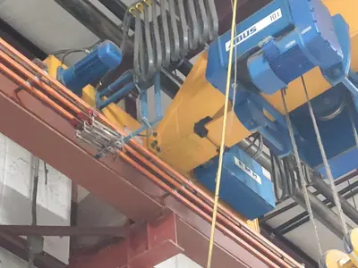 10 Ton x 47’ ABBUS Bridge Crane with EMH Hoist