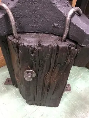 8492-385 Rare Antique Trenton Anvil Wrought Iron 278LBS, S/N: A61482