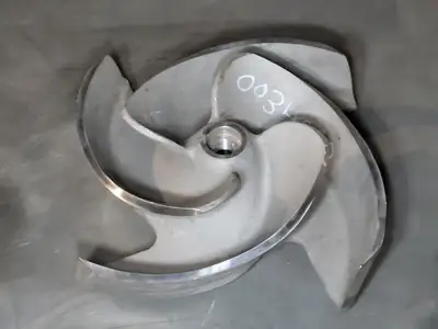 Pump Impeller, 8x10-18H, 4-Vane, 316