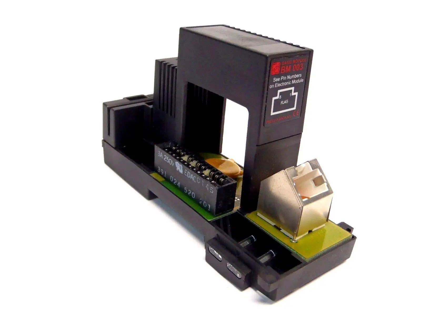 USED EMERSON BASE MODULE RJ45 ETHERNET 3A 250V