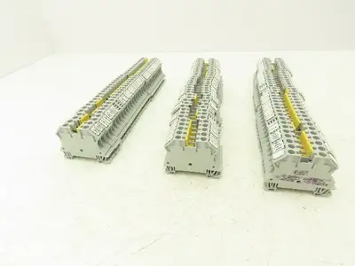 Allen Bradley 1492-J6 Terminal Blocks DIN Rail Mount 800V 6mm² Lot of 100