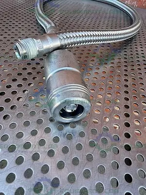 Unbranded Stainless Steel Braided Hose 52" w/ Quick Release Fitting